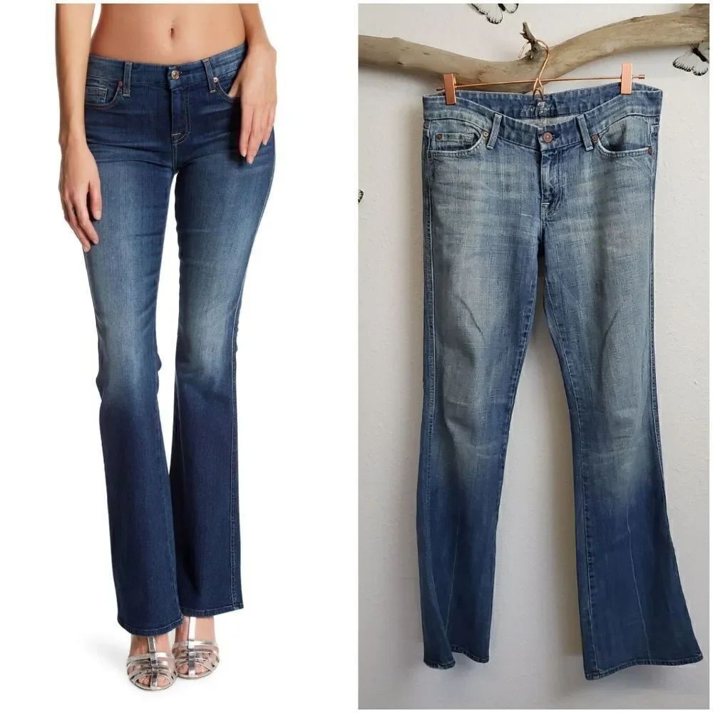 7 for all mankind A pocket embroidered jeans